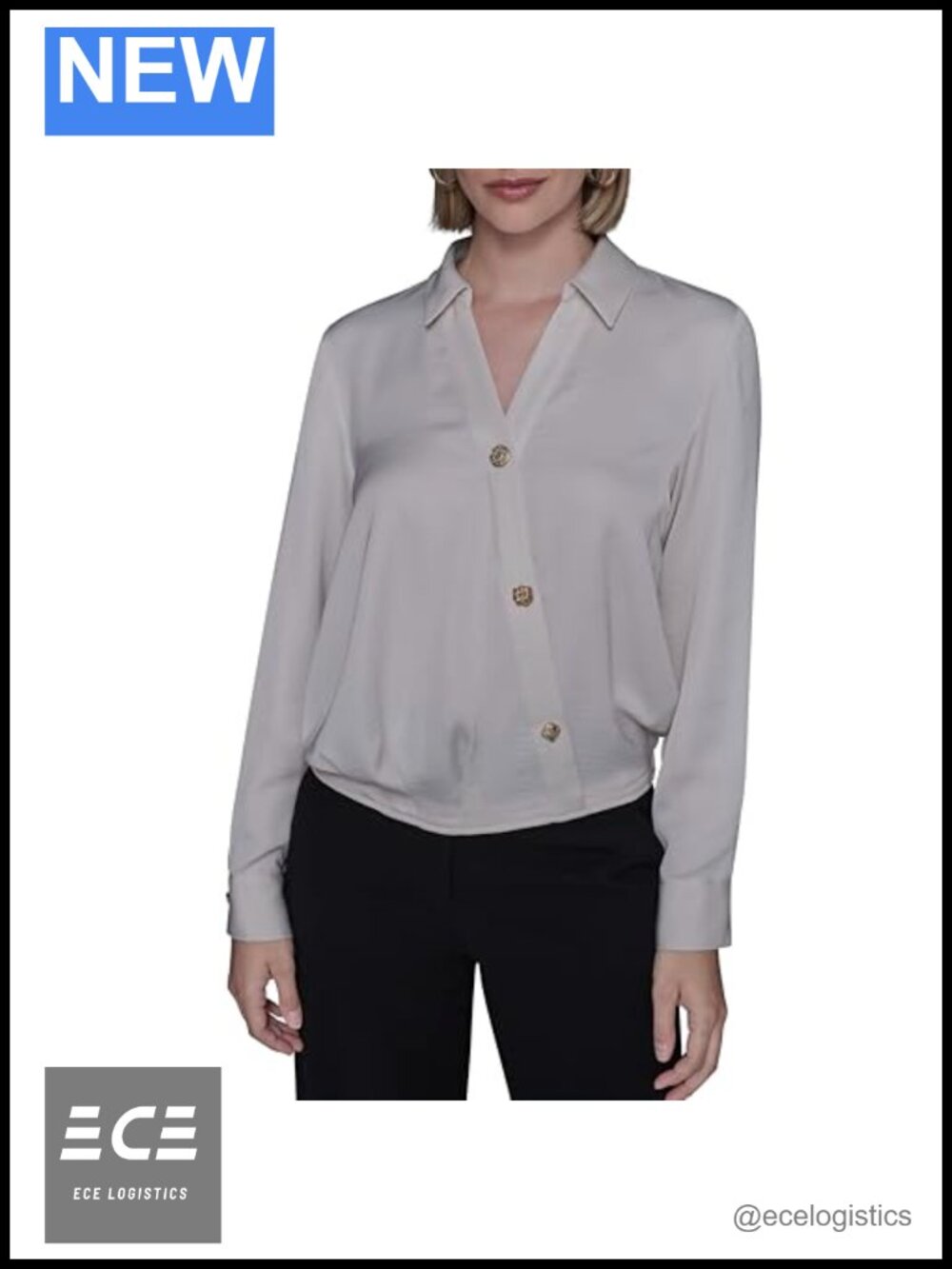 Long Sleeve Collared Button Down Shirt Classic Fit Tuxedo Shirt
